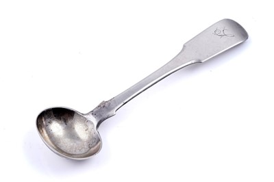 Lot 468 - A rare Scottish provincial silver salt spoon