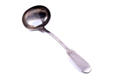 Lot 478 - A Scottish provincial silver toddy ladle