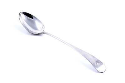 Lot 482 - A George III Scottish silver basting or serving spoon