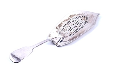 Lot 486 - A rare George IV provincial silver fish slice