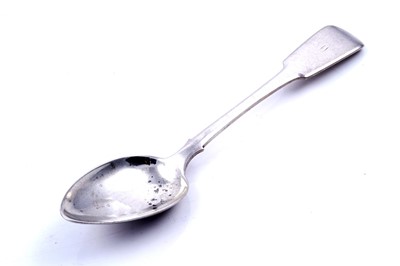 Lot 495 - A rare Scottish provincial silver dessert spoon