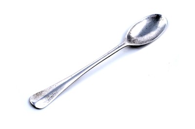Lot 500 - A George I/II silver miniature snuff spoon