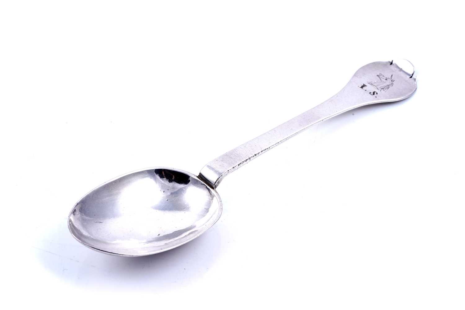 Lot 502 - A rare William & Mary Scottish silver Trefid spoon
