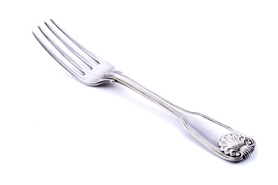 Lot 509 - A George IV silver table fork