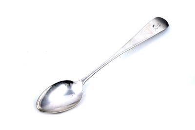 Lot 525 - A Scottish provincial silver masking spoon