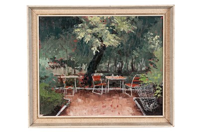 Lot 517 - Joyce Mary Tully - The Empty Snack Bar | oil