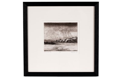 Lot 407 - Ian Brooks - Across Borge Bay | etching