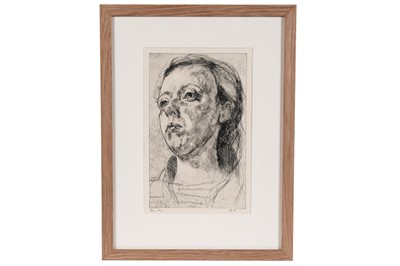 Lot 424 - Anthony Connolly - Portrait of a Woman | etching