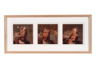 Lot 408 - Alan Flood - Rembrandt Metamorphosis | oil triptych