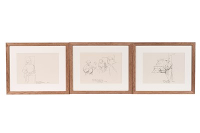 Lot 67 - Alan Flood - Three studies | etching