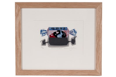 Lot 422 - Helen Peyton - White Rabbit | linocut