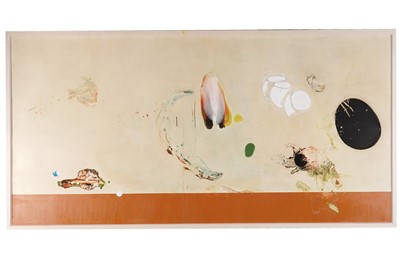 Lot 443 - Nat Quinn - Untitled (Orange) | oil