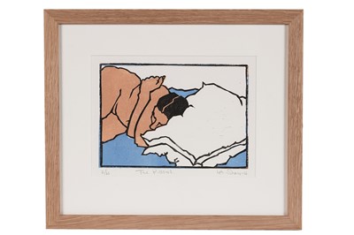 Lot 419 - Lesley Shaw - The Pollows | linocut