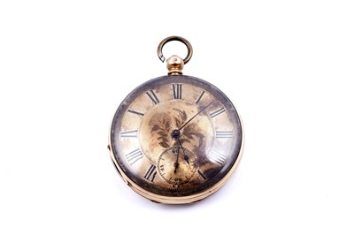 Lot 226 - An 18ct gold cased pocket watch