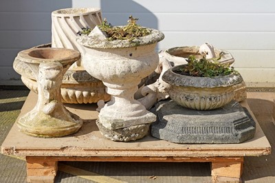 Lot 321 - A part terracotta planter