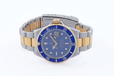Lot 607 - Rolex Oyster Perpetual Submariner: a bi-metal chronometer wristwatch