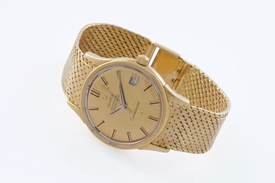 Lot 609 - Omega Constellation: an 18ct yellow gold chronometer wristwatch