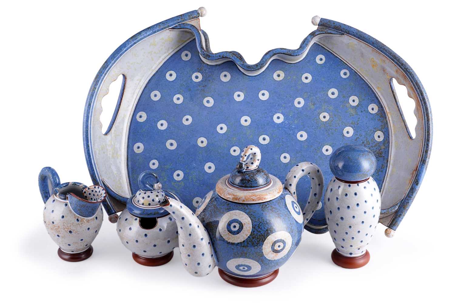 Lot 31 - A Morgen Hall tea set