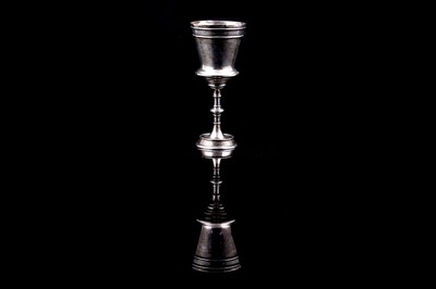 Lot 295 - A Victorian Arts and Crafts silver chalice