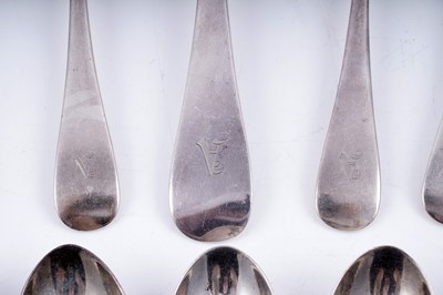 Lot 304 - An Edwardian part-service of silver flatware; and other flatware