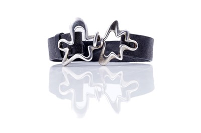 Lot 72 - A George Jensen silver Splash pattern bracelet designed by Henning Koppel