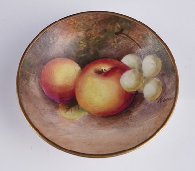 Lot 259 - A Royal Worcester Fruit Painted miniature tea set