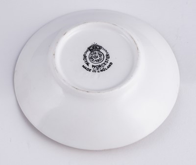 Lot 259 - A Royal Worcester Fruit Painted miniature tea set