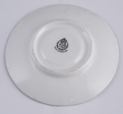 Lot 259 - A Royal Worcester Fruit Painted miniature tea set