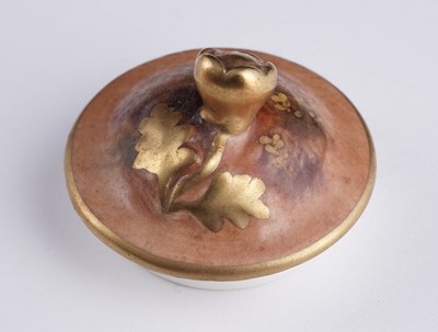 Lot 259 - A Royal Worcester Fruit Painted miniature tea set