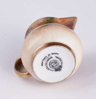 Lot 259 - A Royal Worcester Fruit Painted miniature tea set