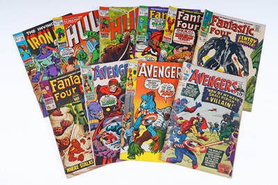 Lot 45 - Silver Age Marvel Comics: Avengers, Fantastic Four, Hulk and Ironman