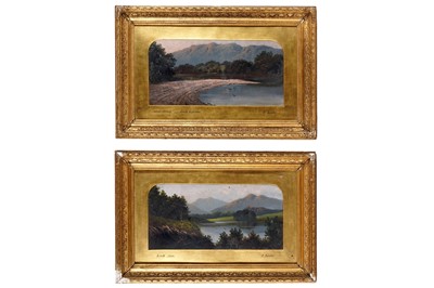Lot 313 - Attributed to Sir John Leslie - Loch Awe and Loch Katrine | oils