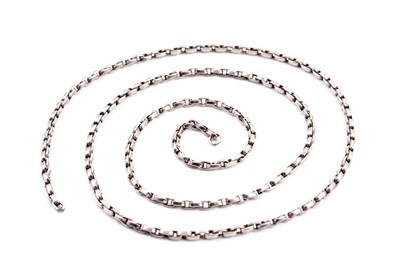 Lot 86 - A late 19th Century 9ct gold guard or muff chain