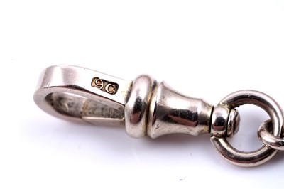 Lot 86 - A late 19th Century 9ct gold guard or muff chain