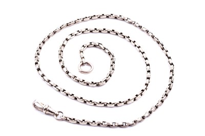 Lot 86 - A late 19th Century 9ct gold guard or muff chain
