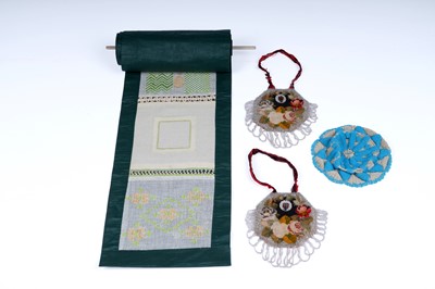 Lot 401 - Victorian and Edwardian needlework and beadwork