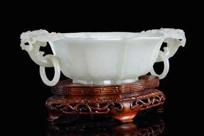 Lot 344 - A Chinese Bowenite small censer