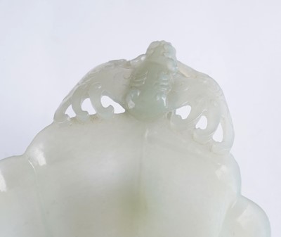 Lot 344 - A Chinese Bowenite small censer