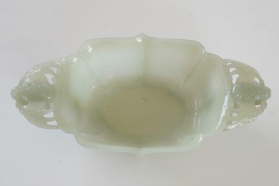 Lot 344 - A Chinese Bowenite small censer
