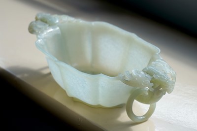 Lot 344 - A Chinese Bowenite small censer