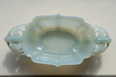 Lot 344 - A Chinese Bowenite small censer