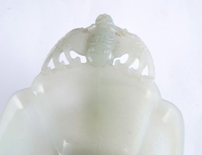 Lot 344 - A Chinese Bowenite small censer