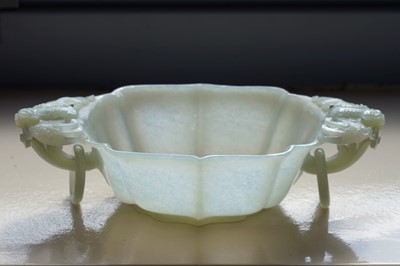 Lot 344 - A Chinese Bowenite small censer