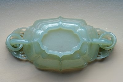Lot 344 - A Chinese Bowenite small censer