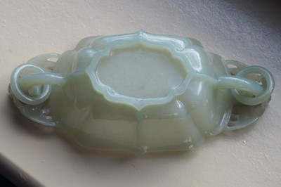 Lot 344 - A Chinese Bowenite small censer