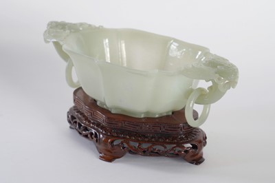 Lot 344 - A Chinese Bowenite small censer