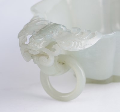 Lot 344 - A Chinese Bowenite small censer