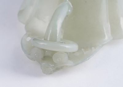 Lot 344 - A Chinese Bowenite small censer