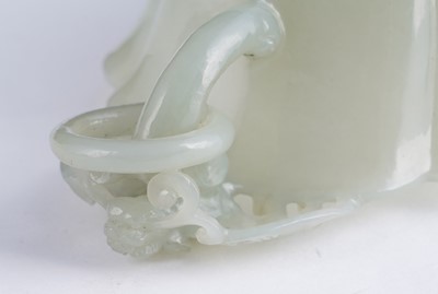 Lot 344 - A Chinese Bowenite small censer