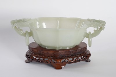 Lot 344 - A Chinese Bowenite small censer